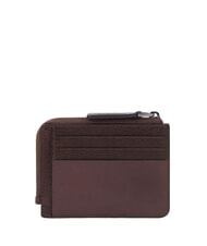 PIQUADRO PAAVO  Kartenetui / Münzbörse aus Leder MORO - Brieftaschen Herren - 2