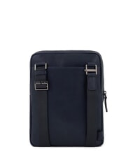PIQUADRO PAAVO Gro&szlig;e iPad-Tasche aus Leder Blau - Umh&auml;ngetaschen Herren - 3