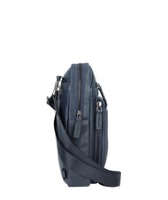 PIQUADRO PAAVO Gro&szlig;e iPad-Tasche aus Leder Blau - Umh&auml;ngetaschen Herren - 4