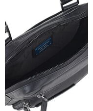PIQUADRO PAAVO Große iPad-Tasche aus Leder Schwarz - Umhängetaschen Herren - 4