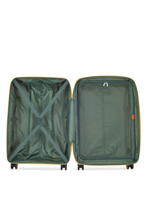 SECURITECH DUNE Mittelgro&szlig;er erweiterbarer Trolley Gelb - Harte Trolleys