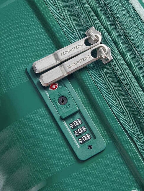 SECURITECH DUNE Mittelgro&szlig;er erweiterbarer Trolley Leguan - Harte Trolleys