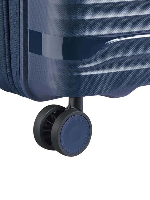 SECURITECH DUNE Mittelgro&szlig;er erweiterbarer Trolley Blau - Harte Trolleys