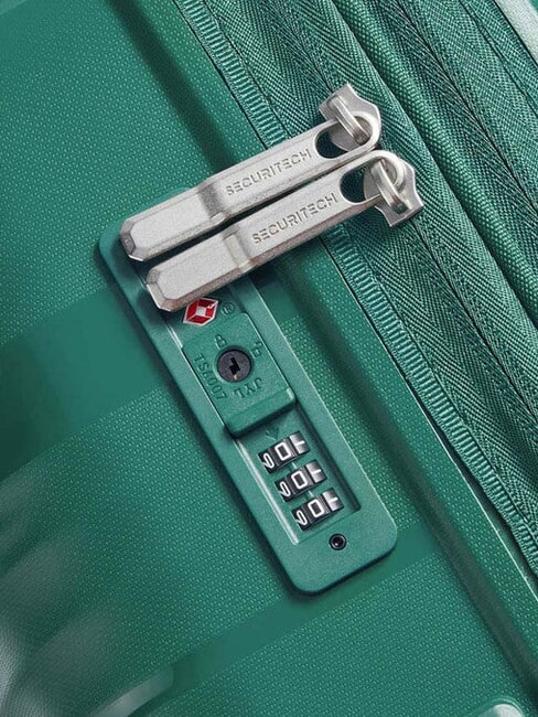 SECURITECH DUNE Gro&szlig;er erweiterbarer Trolley Leguan - Harte Trolleys