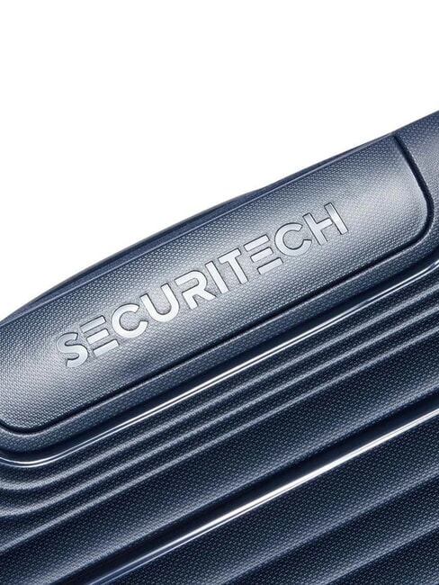 SECURITECH DUNE Großer erweiterbarer Trolley Blau - Harte Trolleys