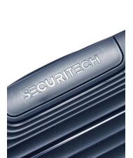 DELSEY SECURITECH DUNE Großer erweiterbarer Trolley Blau - Harte Trolleys - 8