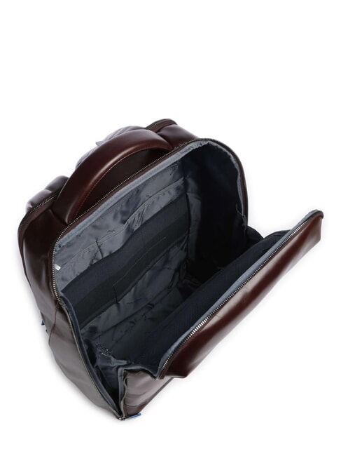 BLUE SQUARE Lederrucksack für 15,6-Zoll-Laptop MAHAGONI - PC-Rucksäcke