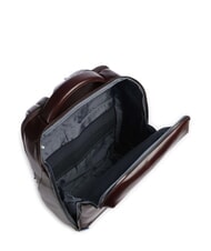 PIQUADRO BLUE SQUARE Lederrucksack für 15,6-Zoll-Laptop MAHAGONI - PC-Rucksäcke - 3