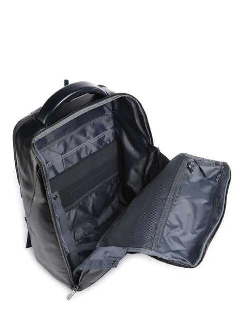 BLUE SQUARE Lederrucksack für 15,6-Zoll-Laptop Blau - PC-Rucksäcke