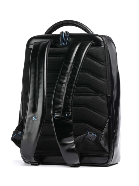 BLUE SQUARE Lederrucksack für 15,6-Zoll-Laptop Schwarz - PC-Rucksäcke