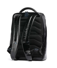 PIQUADRO BLUE SQUARE Lederrucksack für 15,6-Zoll-Laptop - PC-Rucksäcke