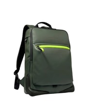 PIQUADRO CORNER SPECIALE GOMMATO 15,6-Zoll-Laptop-Rucksack GRÜN - PC-Rucksäcke - 2