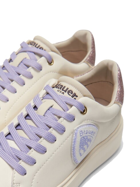 VENUS Sneaker mit Glitzereinsatz Creme - Damenschuhe
