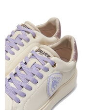 BLAUER VENUS Sneaker mit Glitzereinsatz Creme - Damenschuhe - 3