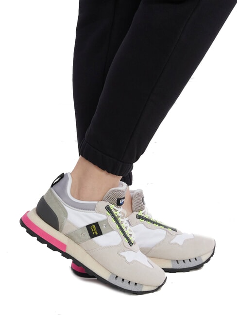 HOUMA Laufschuhe wei&szlig;/grau - Damenschuhe