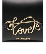 LOVE MOSCHINO CURSIVE LOGO Mini-Umhängetasche Schwarz - Damentaschen - 3