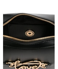 LOVE MOSCHINO CURSIVE LOGO Mini-Umhängetasche Schwarz - Damentaschen - 4