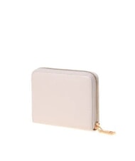 LOVE MOSCHINO LOGO ITALICS Geldbörse mit Rundum-Reißverschluss Beige - Brieftaschen Damen - 3