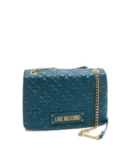 LOVE MOSCHINO QUILTED Convertible Schulter-/Umhängetasche Smaragd - Damentaschen - 2
