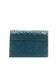 LOVE MOSCHINO QUILTED Convertible Schulter-/Umhängetasche Smaragd - Damentaschen - 4