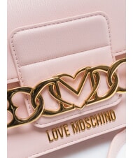 LOVE MOSCHINO HEART CHAIN Umhängetasche rosa - Damentaschen - 3