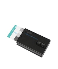 PIQUADRO URBAN Kompakte Lederbrieftasche mit Schieber schwarz grigiongr - Brieftaschen Herren - 2