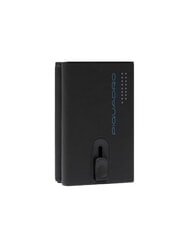 PIQUADRO URBAN Kompakte Lederbrieftasche mit Schieber schwarz grigiongr - Brieftaschen Herren - 3