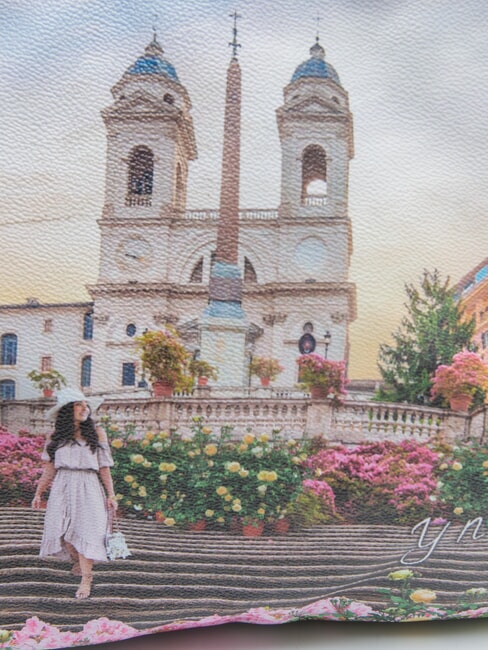 YESBAG Umhängetasche Blumen- - Damentaschen