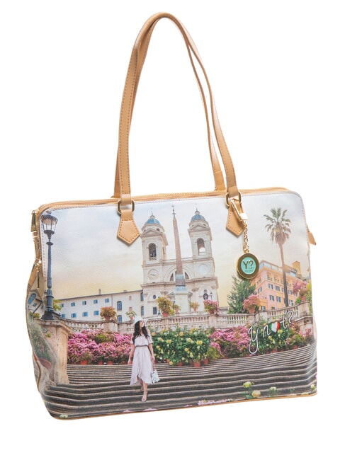 YESBAG Schultertasche Blumen- - Damentaschen