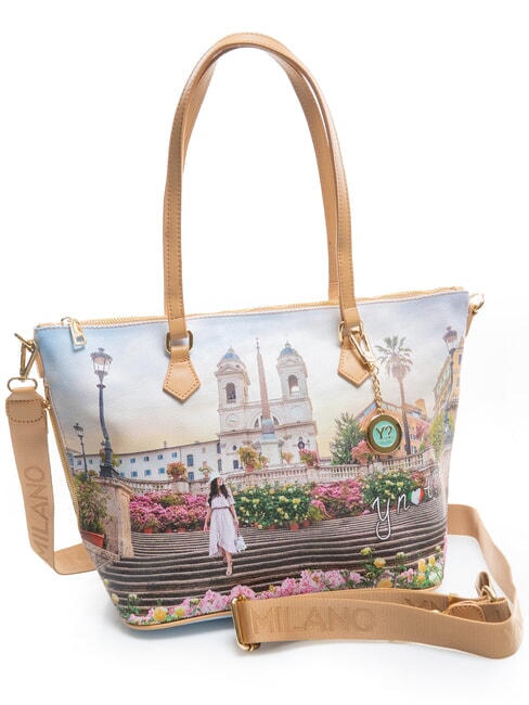 YESBAG  Schulter-Shopper Blumen- - Damentaschen