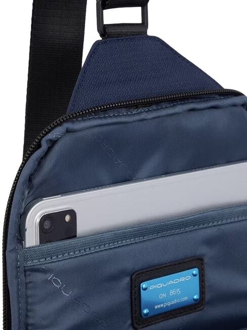 WOLLEN Ein-Schulter-Rucksack Blau - PC-Rucksäcke