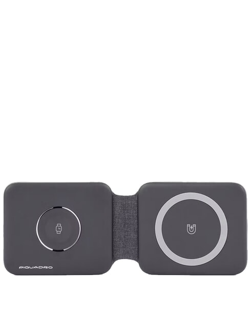 BAGMOTIC  Faltbares kabelloses 3-in-1-Ladegerät Schwarz - Tablettmappe &amp; Organizer