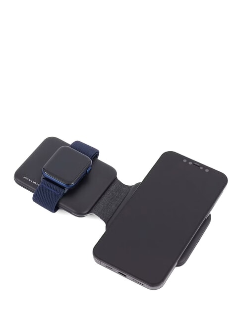 BAGMOTIC  Faltbares kabelloses 3-in-1-Ladegerät Schwarz - Tablettmappe &amp; Organizer