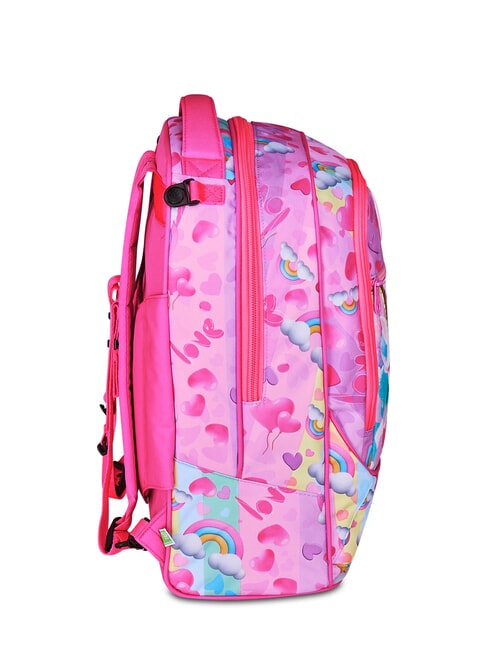 FLYUNICORN GIRL 3WD Abnehmbarer Rucksack-Trolley, 3 R&auml;der fuchsiafluo - Rucks&auml;cke mit Trolleyfunktion