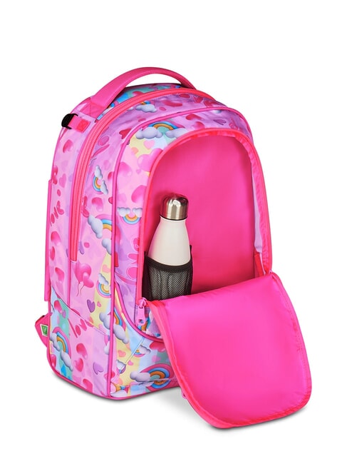 FLYUNICORN GIRL 3WD Abnehmbarer Rucksack-Trolley, 3 R&auml;der fuchsiafluo - Rucks&auml;cke mit Trolleyfunktion