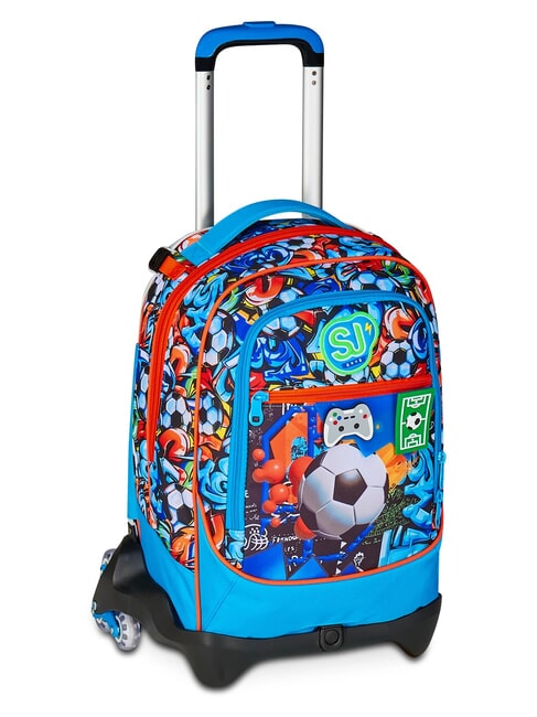 TINYPATCH BOY JACK 3WD Abnehmbarer Rucksack-Trolley, 3 R&auml;der leuchtendes T&uuml;rkis - Rucks&auml;cke mit Trolleyfunktion