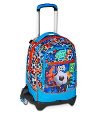 SJGANG TINYPATCH BOY JACK 3WD Abnehmbarer Rucksack-Trolley, 3 R&auml;der leuchtendes T&uuml;rkis - Rucks&auml;cke mit Trolleyfunktion - 2