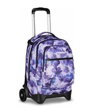 INVICTA PLUG FANTASY Abnehmbarer Trolley-Rucksack, Laptop-Halterung Lilienbl&uuml;ten - Rucks&auml;cke mit Trolleyfunktion - 2