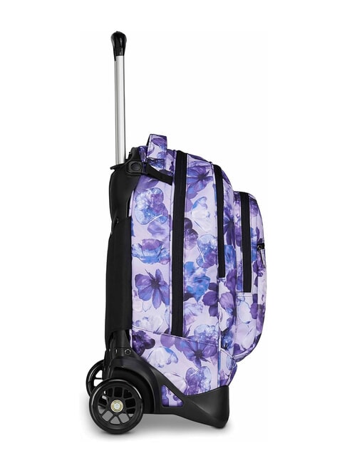 PLUG FANTASY Abnehmbarer Trolley-Rucksack, Laptop-Halterung Lilienbl&uuml;ten - Rucks&auml;cke mit Trolleyfunktion