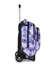 INVICTA PLUG FANTASY Abnehmbarer Trolley-Rucksack, Laptop-Halterung Lilienbl&uuml;ten - Rucks&auml;cke mit Trolleyfunktion - 3