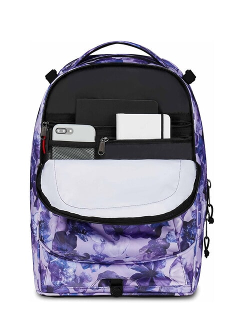 PLUG FANTASY Abnehmbarer Trolley-Rucksack, Laptop-Halterung Lilienbl&uuml;ten - Rucks&auml;cke mit Trolleyfunktion