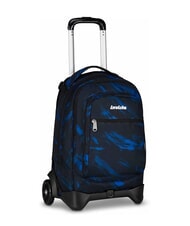 INVICTA PLUG FANTASY Abnehmbarer Trolley-Rucksack, Laptop-Halterung pl&auml;tschernde Wellen - Rucks&auml;cke mit Trolleyfunktion - 2