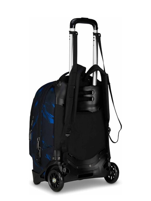 PLUG FANTASY Abnehmbarer Trolley-Rucksack, Laptop-Halterung pl&auml;tschernde Wellen - Rucks&auml;cke mit Trolleyfunktion