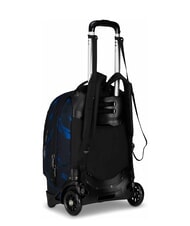 INVICTA PLUG FANTASY Abnehmbarer Trolley-Rucksack, Laptop-Halterung pl&auml;tschernde Wellen - Rucks&auml;cke mit Trolleyfunktion - 5