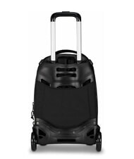 INVICTA PLUG FANTASY Abnehmbarer Trolley-Rucksack, Laptop-Halterung geb&uuml;rstetes Schwarz - Rucks&auml;cke mit Trolleyfunktion - 5
