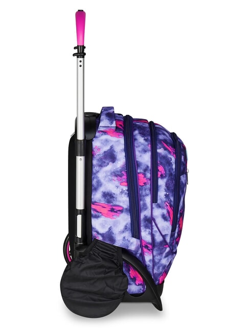 SHADY DYE GIRL PLUG Abnehmbarer Rucksack-Trolley, 2 Räder violett - Rucksäcke mit Trolleyfunktion