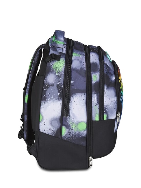 PAINT BOY JACK 3WD Trolley 2 abnehmbare Rucks&auml;cke, 3 R&auml;der Schwarz - Rucks&auml;cke mit Trolleyfunktion