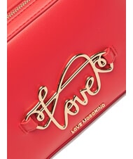 LOVE MOSCHINO CURSIVE LOGO Mini-Umhängetasche ROT - Damentaschen - 3