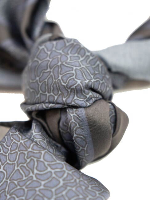 STAMPA ALL OVER Quadratischer Seidenschal Benzin - Schals