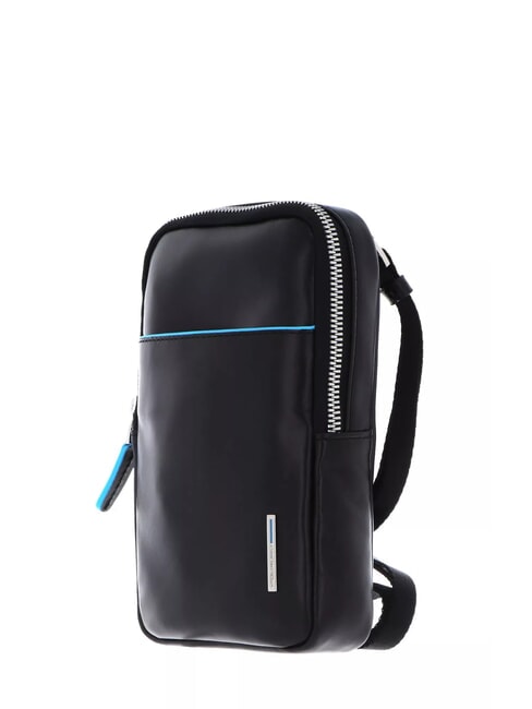 CAMPIONARIO - BLUE SQUARE Handytasche aus Leder Schwarz - Tablettmappe &amp; Organizer